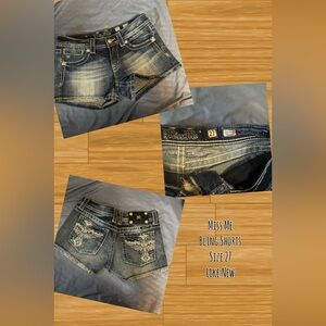 Miss Me Jean Shorts Size 27 Like New